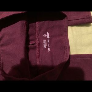 Aerie Maroon Play Leggings